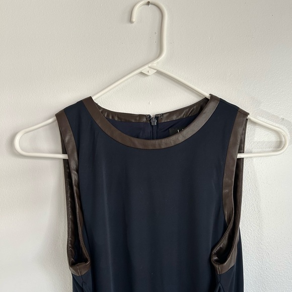 LRL Navy Blue Jersey Sleeveless Jumpsuit Classic Old Money Timeless Preppy - Picture 7 of 9